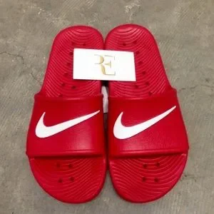 Nike | Shoes | Nike Kawa Shower Sandalsswoosh Reds Whites 